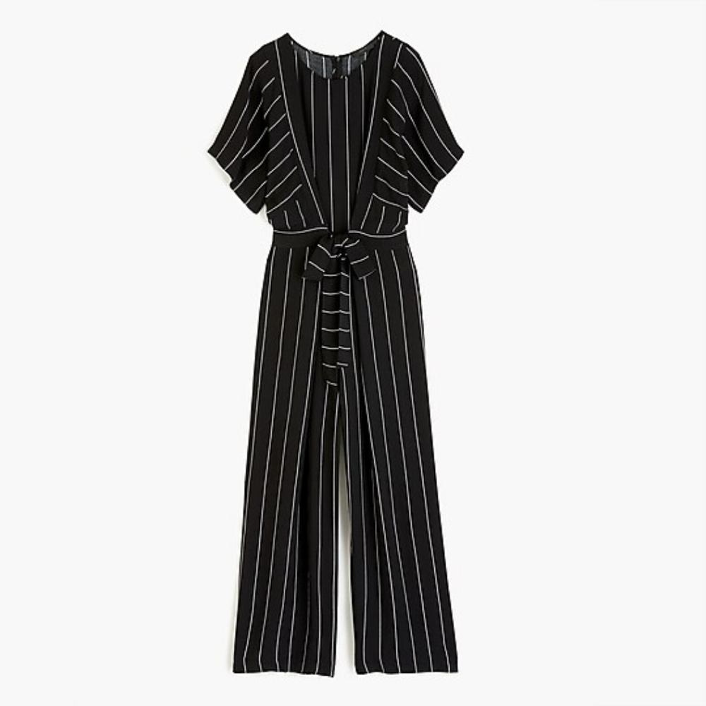 J. Crew Pinstripe Jumpsuit